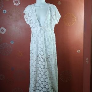 Blue Island Maxi Cover Up size L